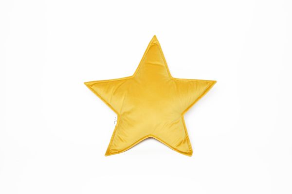 Sterne Kissen, gelb