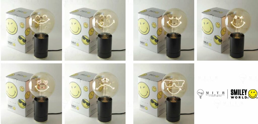 MITB-Smiley-Tischleuchtmittel - Die Designlampe
