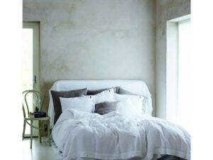 Natur Bettwäsche in off-white von Lovely Linen